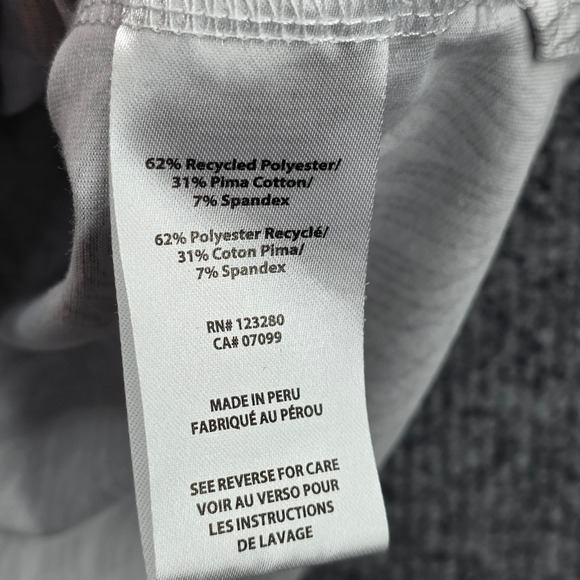 TravisMathew Mens Palm Leaf Print Performance Polo Shirt White Grey Size M - Picture 3 of 6